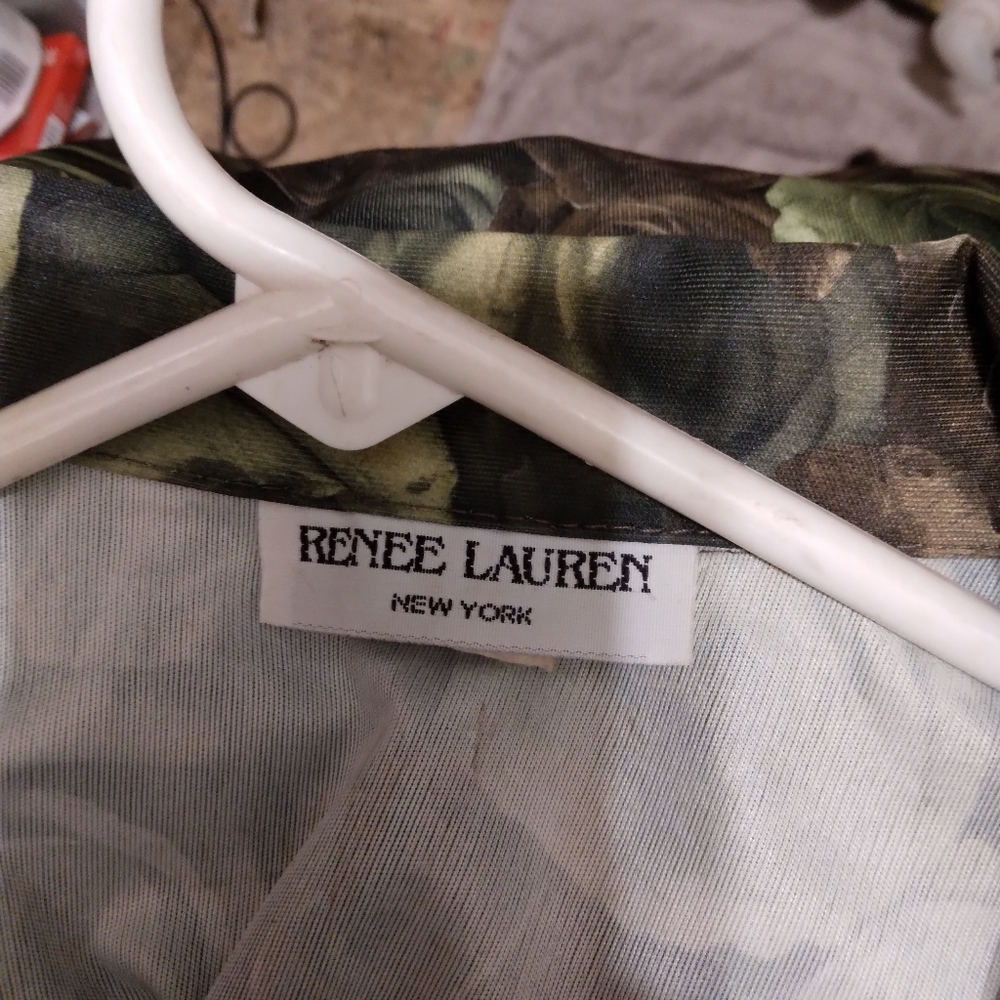 Vintage 70's shirt and skirt suit w/ front pockets